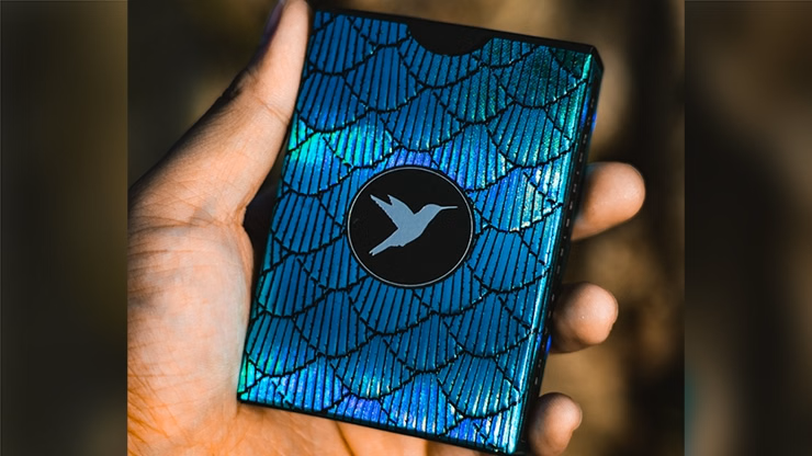 Hummingbird Feathers (Blue Gilded)
