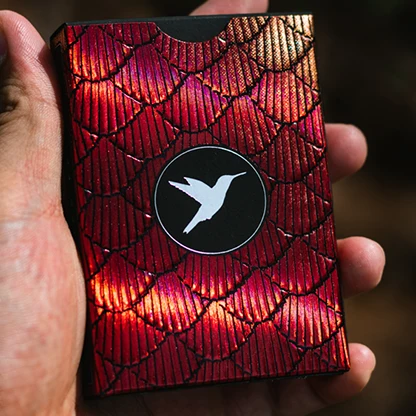 Hummingbird Feathers (Red Gilded)